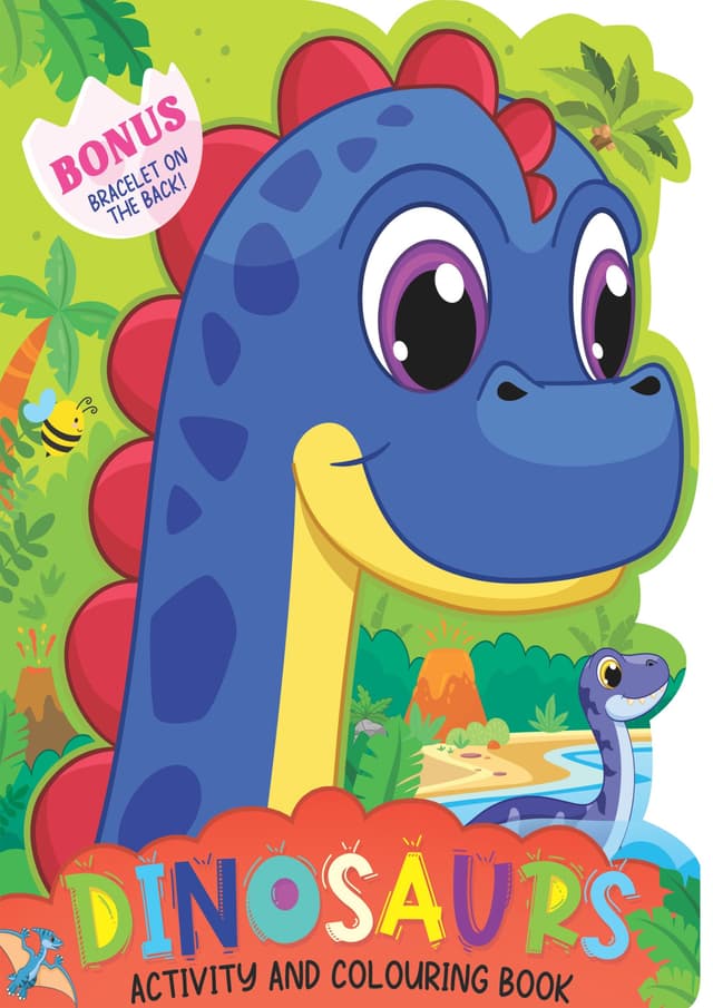 Dinosaur Activity and Colouring Book (পেপারব্যাক) | Dinosaur Activity and Colouring Book (undefined)