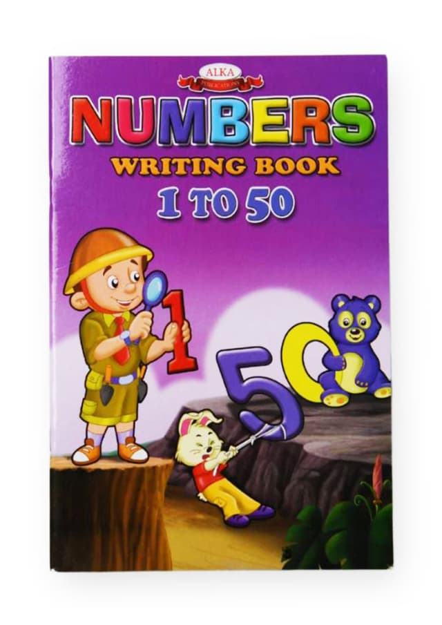 Number Writing Book (1 to 50) (পেপারব্যাক) | Number Writing Book (1 to 50) (Paperback)