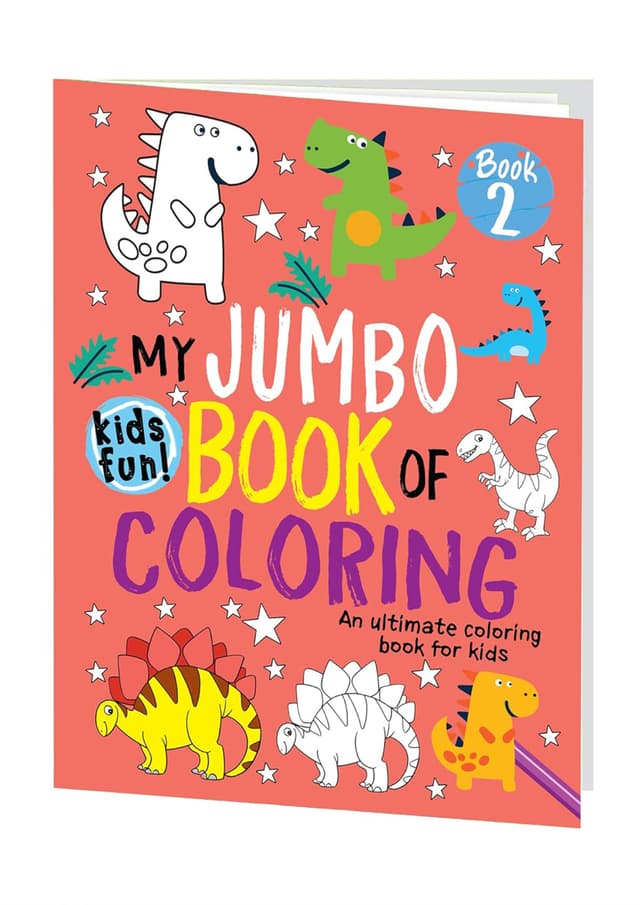 My Jumbo Book of Coloring Book 2 - (Orange) (পেপারব্যাক) | My Jumbo Book of Coloring Book 2 - (Orange) (Paperback)