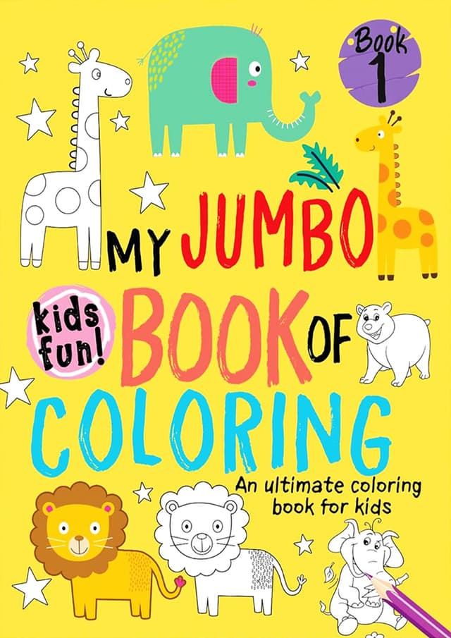 My Jumbo Book of Colouring -1 (পেপারব্যাক) | My Jumbo Book of Colouring -1 (Paperback)