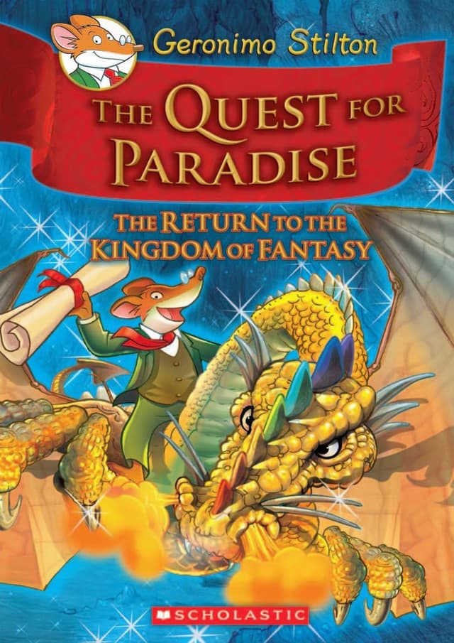 Geronimo Stilton: The Quest For Paradise (The Return To The Kingdom of Fantasy) (হার্ডকভার) | Geronimo Stilton: The Quest For Paradise (The Return To The Kingdom of Fantasy) (Hardcover)