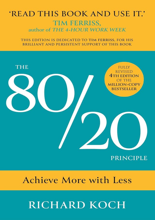 The 80/20 Principle: Achieving More with Less (পেপারব্যাক) | The 80/20 Principle: Achieving More with Less (Paperback)
