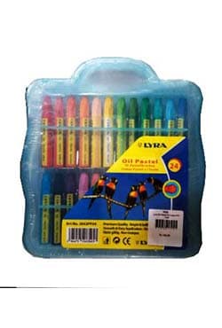 Lyra Oil Pastel 24 Colour P.P Case | 