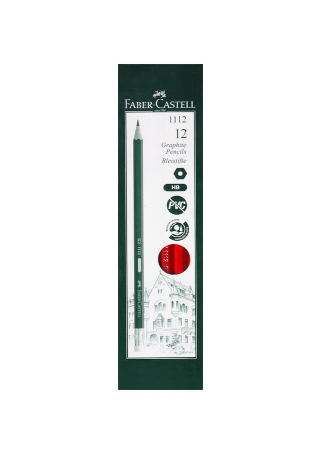 Faber-Castell Red Matt HB Pencil Per Each | 