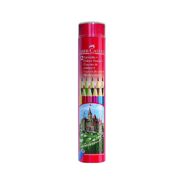 Classic Colour Round Tin-12 (Faber-Castell) | 