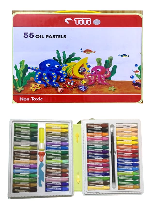 TiTi Oil Pastel 55 Colours (TI-P-55VL) | 