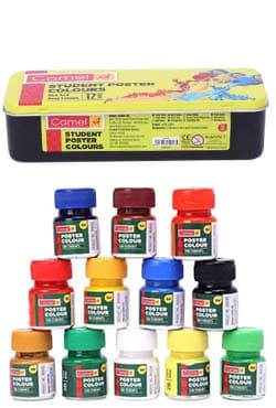 Camel Poster Colour-12 Colours Tin | 