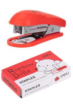 Deli Rainbow Dolls Stapler 0253 | 