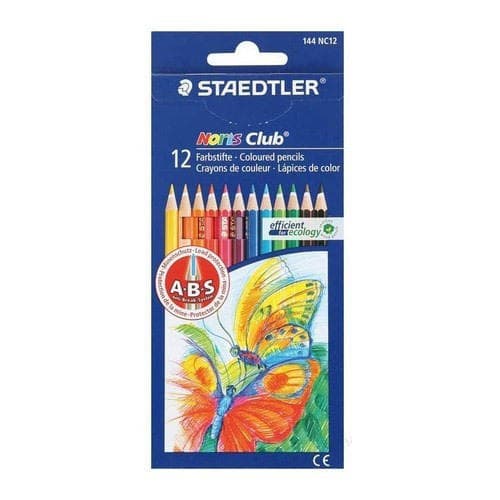 Staedtler Water Colour Pencil 12 Long Noris Club New | 