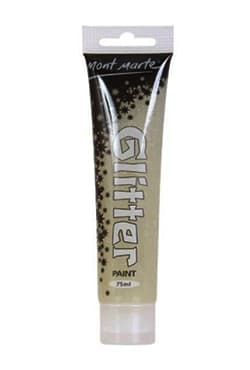 PMGL0002 M.M Glitter Paint 75ml Silver Hologram | 