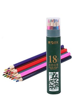 M & G AWP34307 18 Colors Wood Pencil | 