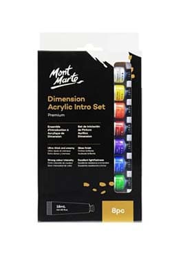 Mont Marte Dimension Acrylic Paint Intro Set Premium (PMDA8181) | 