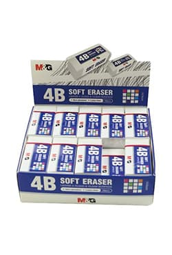 AXPN0759 Soft White Eraser 65*24*11mm Per Each | 