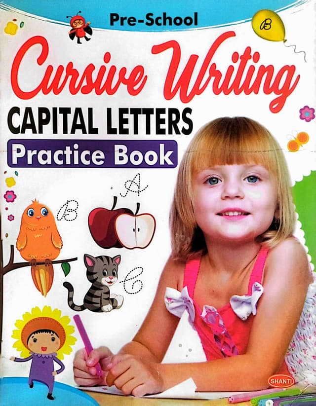 Pre-School Cursive Writing Capital Letters Practice Book (পেপারব্যাক) | Pre-School Cursive Writing Capital Letters Practice Book (Paperback)