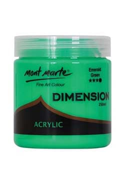 PMDA2526 M. M. Dimension Acrylic 250ml Emerald Green | 