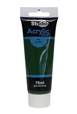 MSCH7526 M. M. Studio Acrylic Paint 75ml Sap Green | 