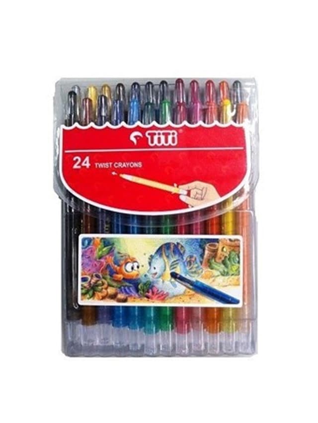 TiTi Twist Crayon 24 Colors (TI-CP-24T) | 