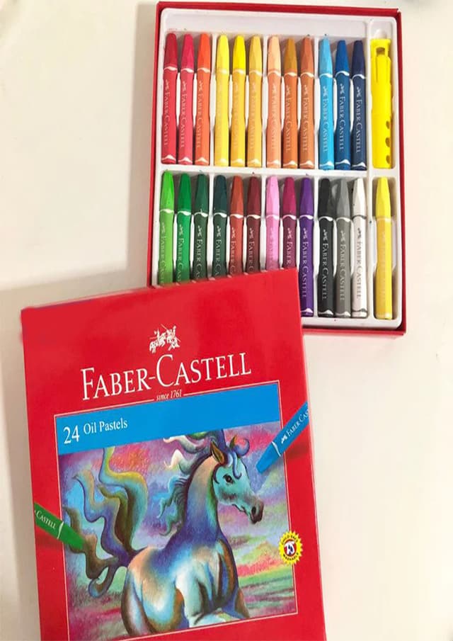 Faber-Castell Oil Pastels 24 Colour (523225) | 