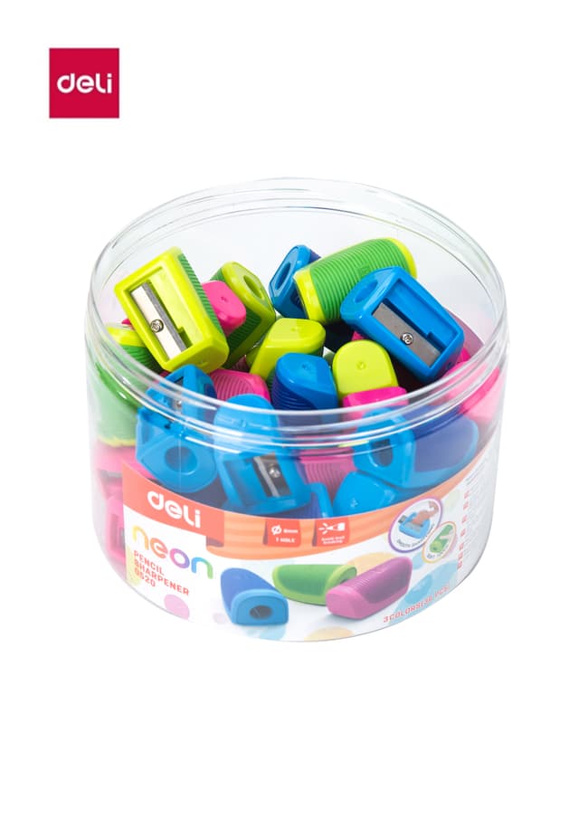 Deli Neon Pencil Sharpner (0520) - 1 Pc | 