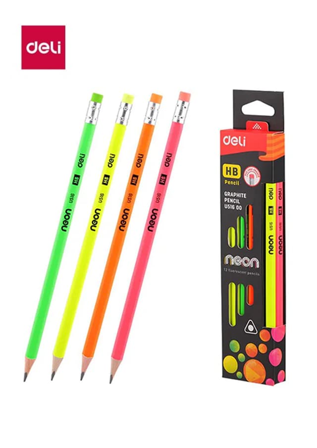Deli Graphite Pencil HB (U51600) - 1 Pc | 