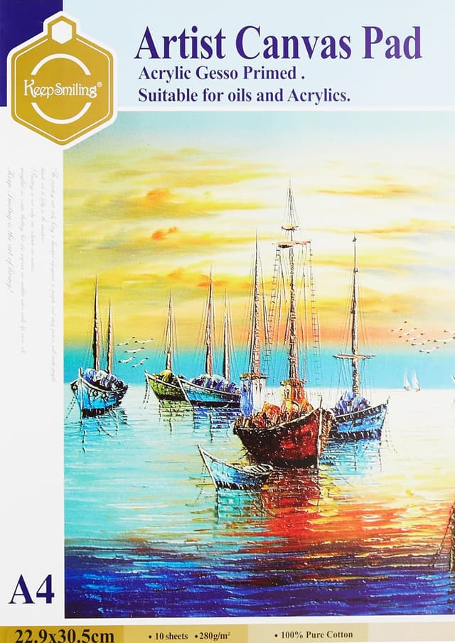 KeepSmiling Artist Canvas Pad A4 | 