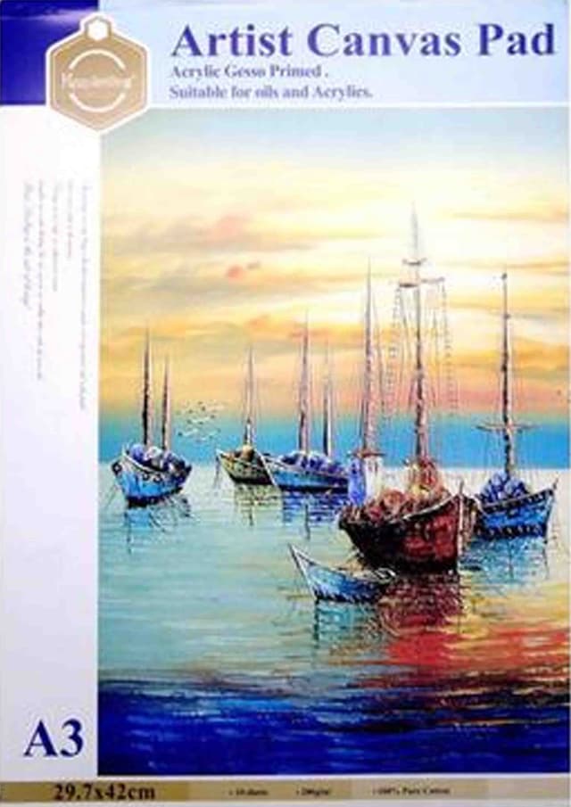 KeepSmiling Artist Canvas Pad A3 | 