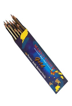 Marko Fisher Gold 2B Pencil | 