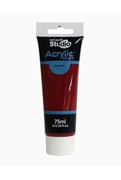 Mont Marte Acrylic Colour 75ml Crimson (MSCH7511) | 