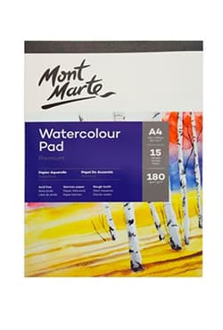 MSB0063 M.M Watercolour Pad A4 (180gsm) | 