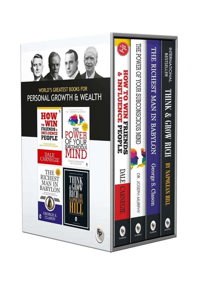 Worlds Greatest Books For Personal Growth and Wealth (Set of 4 Books) (পেপারব্যাক) | Worlds Greatest Books For Personal Growth and Wealth (Set of 4 Books) (Paperback)