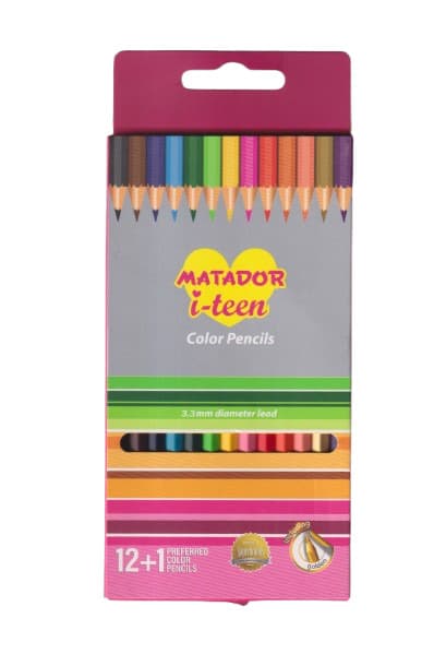 Matador i-teen Color Pencils 12 (Full Size) | 