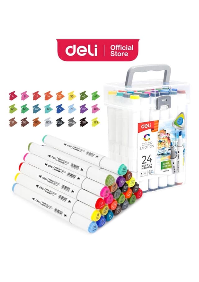 Deli Sketch Marker (70801-24) | 