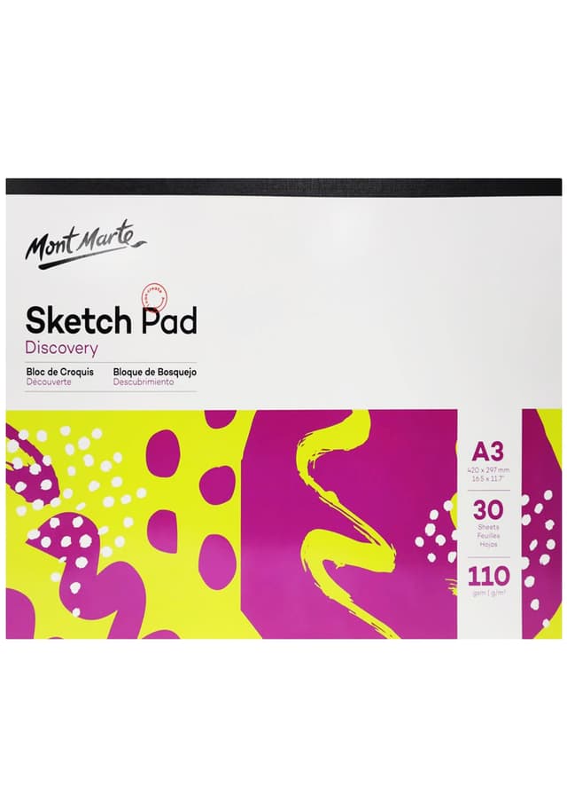 Mont Mart Sketch Pad Discovery A3 110gsm (MSB0105) | 
