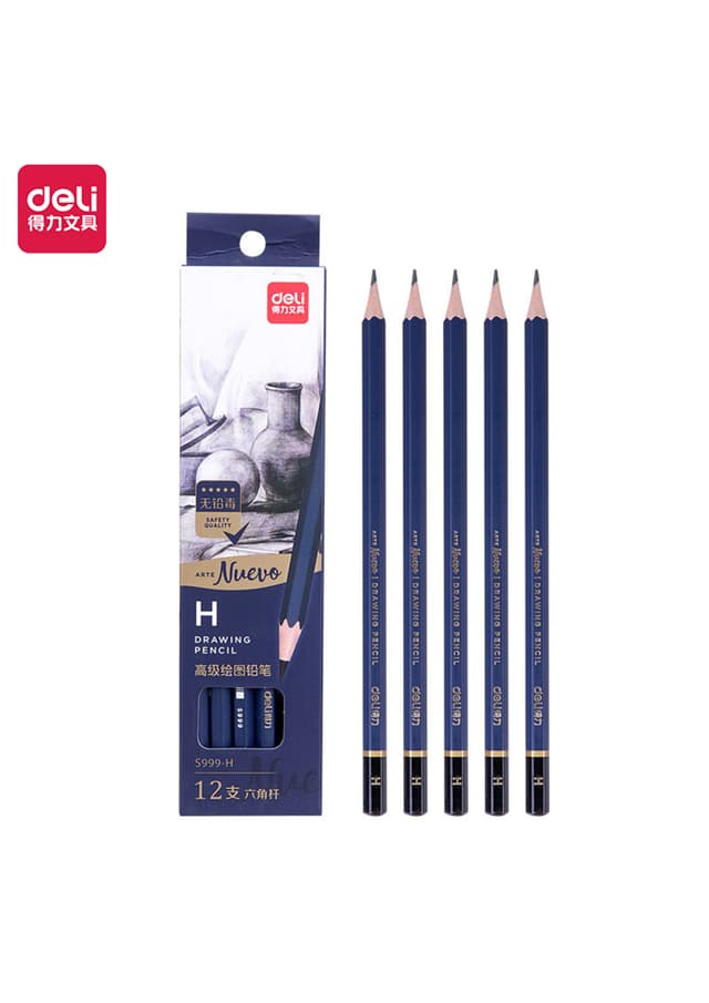 Deli Drawing Pencil (S999-H) - 1 Pc | 