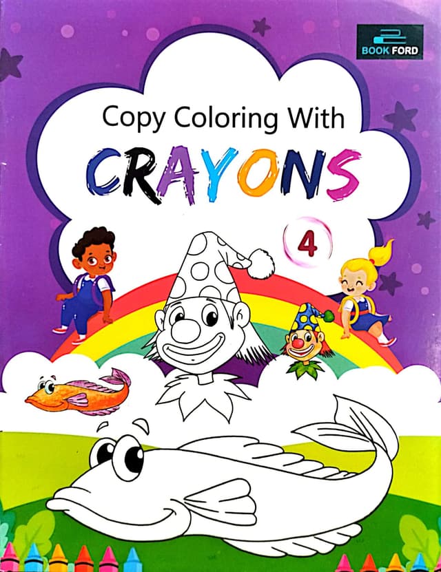 Copy Coloring With Crayons 4 (পেপারব্যাক) | Copy Coloring With Crayons 4 (Paperback)