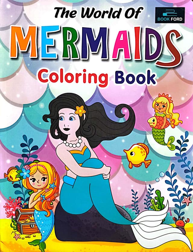 The World of Mermaids Coloring Book (পেপারব্যাক) | The World of Mermaids Coloring Book (Paperback)