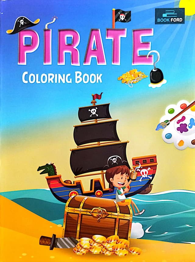 Pirate Coloring Book (পেপারব্যাক) | Pirate Coloring Book (Paperback)