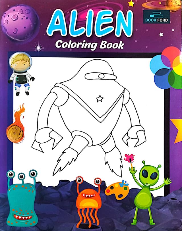 Alien Coloring Book (পেপারব্যাক) | Alien Coloring Book (Paperback)