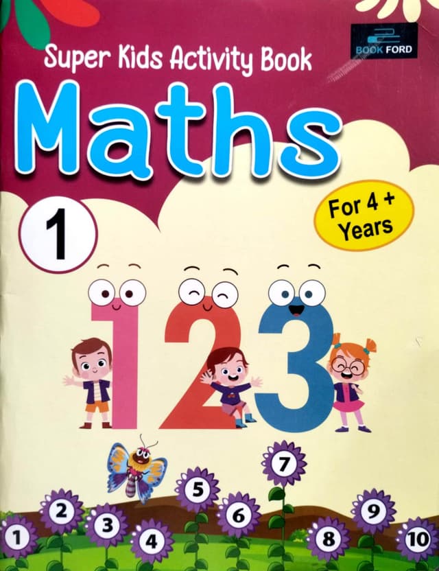 Super Kids Activity Book Maths1 (পেপারব্যাক) | Super Kids Activity Book Maths1 (Paperback)