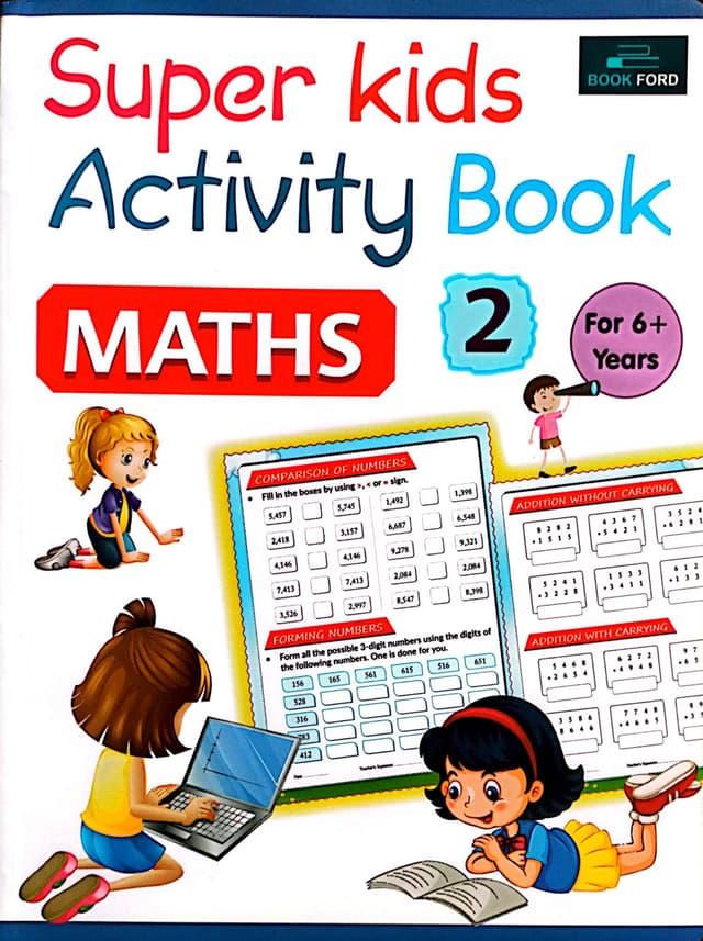 Super Kids Activity Book Maths 2 (পেপারব্যাক) | Super Kids Activity Book Maths 2 (Paperback)