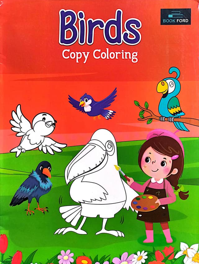 Birds Copy Coloring (পেপারব্যাক) | Birds Copy Coloring (Paperback)