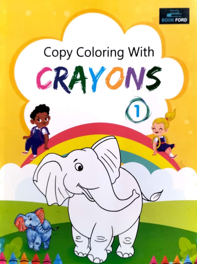 Copy Coloring With Crayons 1 (পেপারব্যাক) | Copy Coloring With Crayons 1 (Paperback)