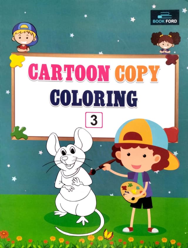 Cartoon Copy Coloring 3 (পেপারব্যাক) | Cartoon Copy Coloring 3 (Paperback)
