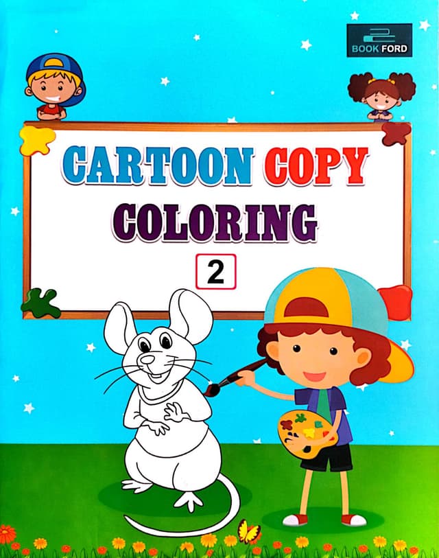 Cartoon Copy Coloring 2 (পেপারব্যাক) | Cartoon Copy Coloring 2 (Paperback)