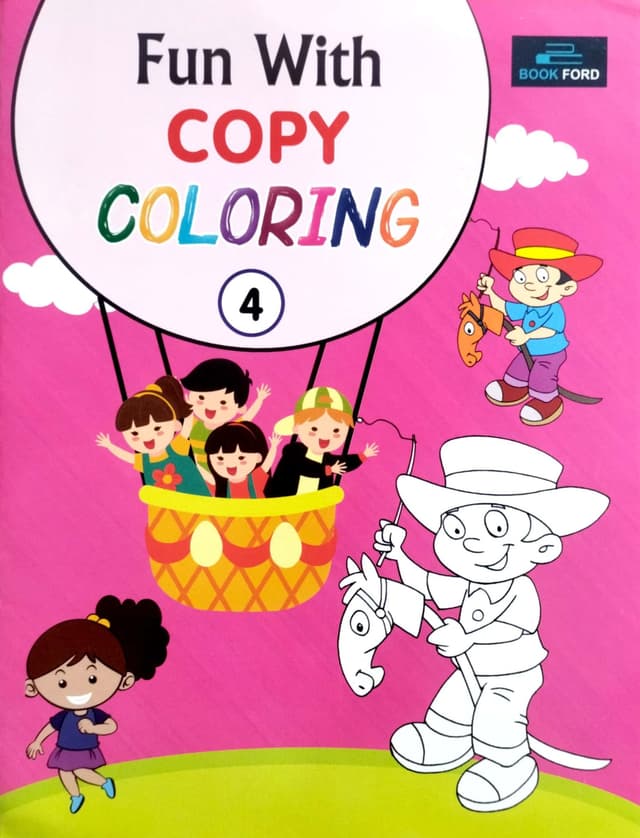 Fun With Copy Coloring 4 (পেপারব্যাক) | Fun With Copy Coloring 4 (Paperback)