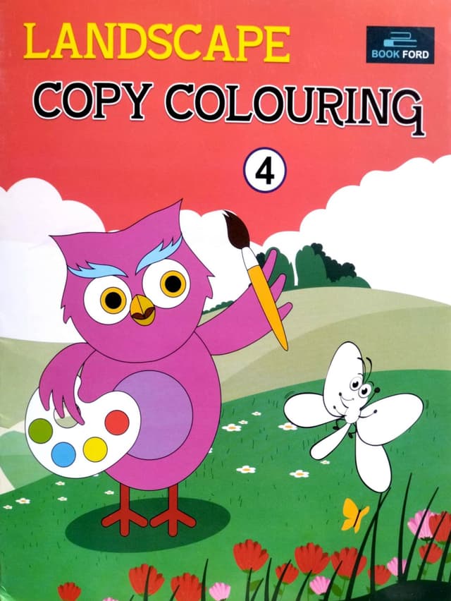 Landscape Copy Colouring 4 (পেপারব্যাক) | Landscape Copy Colouring 4 (Paperback)