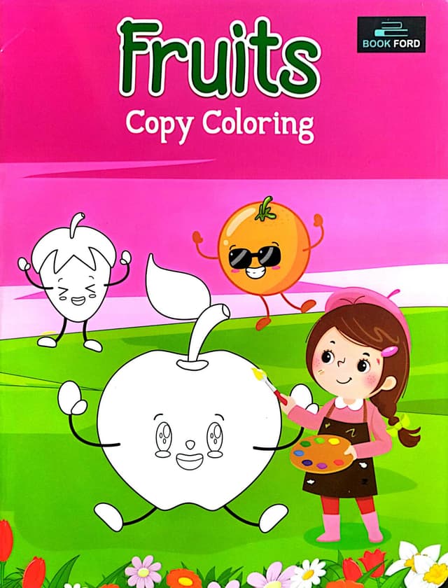 Fruits Copy Coloring (পেপারব্যাক) | Fruits Copy Coloring (Paperback)