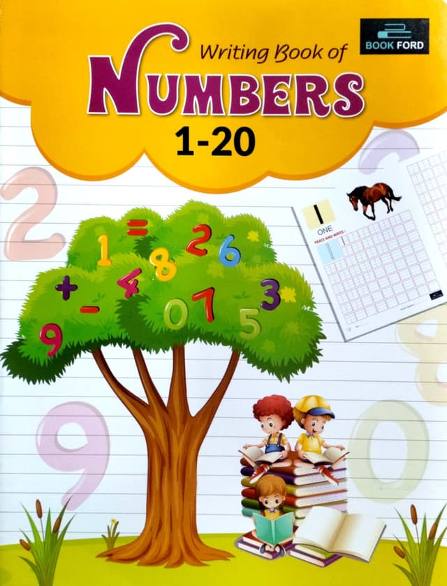 Writing Book Of Numbers 1-20 (পেপারব্যাক) | Writing Book Of Numbers 1-20 (Paperback)