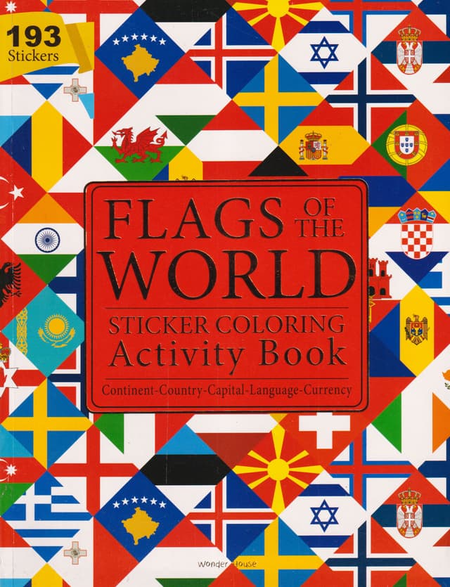 Flags of the World - Sticker Coloring Activity Book (পেপারব্যাক) | Flags of the World - Sticker Coloring Activity Book (Paperback)