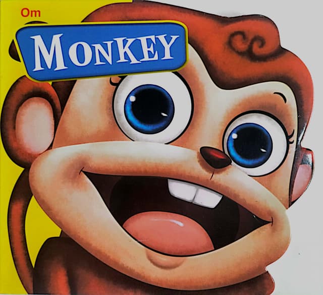 Board Book : Monkey ( Animals and Birds ) - Cutout Board Books (হার্ডকভার) | Board Book : Monkey ( Animals and Birds ) - Cutout Board Books (Hardcover)